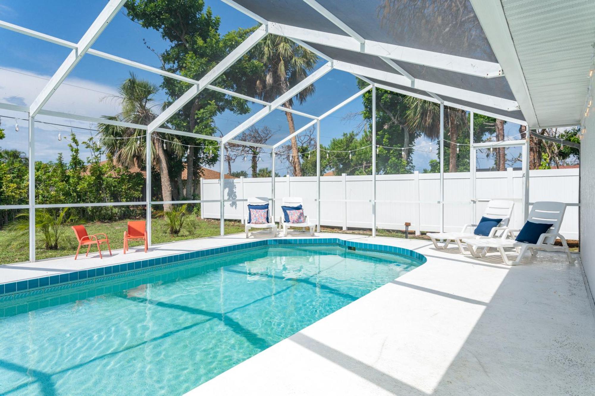 Beautiful Spacious Home! Close To Beaches - Heated Private Pool Englewood Dış mekan fotoğraf